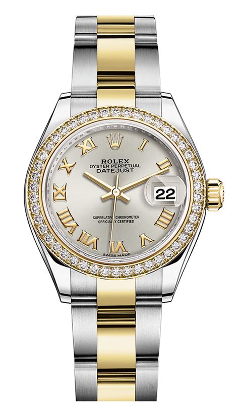 ladies two tone rolex|Rolex 28mm ladies datejust watch.